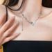 Butterfly Zircon Tassel Necklace For Girls In Summer 2024, New Accessories, Light Luxury, Niche, High-end, Collarbone_ipsvogv.com