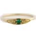 Sanjieins New Minimalist And Fashionable Women's Small Tail Italian Brushed Floral Gold Ring, Fresh Accessory_ipsvogv.com