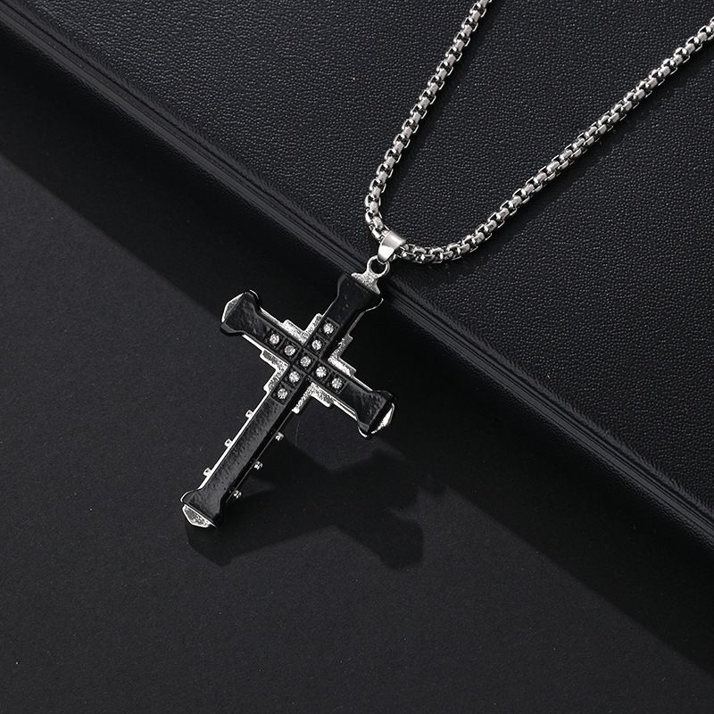 Cross Jewelry Chain Ring Bracelet Necklace 3 Sets_ipsvogv.com