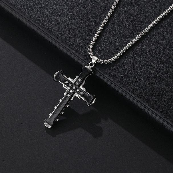 Cross Jewelry Chain Ring Bracelet Necklace 3 Sets_ipsvogv.com