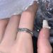 Belt Full Of Diamonds Zircon Open With High-end Feel, Light Luxury, Niche Design, Fashionable Personality, Female Aloof_ipsvogv.com