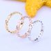 New White Copper Ring Romantic Heart Shaped Hollow Three Color Ring Is Fashionable Versatile Valentine's Day Gift_ipsvogv.com