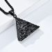Ancient Egyptian Pyramid Eye of Horus Titanium Steel Necklace Pendant Retro Niche Personality Art Wear Pendant_ipsvogv.com