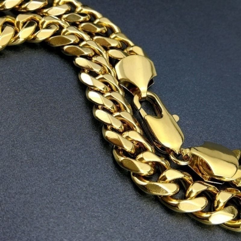 Mens Necklace 13mm Width Necklace Jewelry-N349_ipsvogv.com