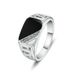 Drip Oil Classic Square Fashion Men's Ring Alloy Jewelry_ipsvogv.com