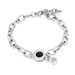 Jewelry Double-sided Black White Bracelet, Women's Titanium Steel Jewelry, Roman Numeral Adjustable And Bracelet_ipsvogv.com