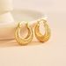 Women’s Jewelry Set Fashion Copper Plated Real Gold New Fashion Gold Light Luxury Style High End Hollow Shape Earrings_ipsvogv.com