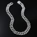 Full Diamond Hiphop Street Fashion Personalized 16mm Necklace Accessories_ipsvogv.com