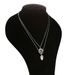 New Fashion Jewelry Bohemian Life Tree Water Droplet Opal Double Layer Necklace_ipsvogv.com