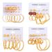 Earrings suit Combination Ins Fashion Personalized Big Ear Ring European and American Retro Exaggerated Geometric Earrings for Women_ipsvogv.com