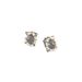 Qingdao Irregular Baroque Millet Pearl Beads Set with Transparent Crystal Earstuds Versatile Earrings_ipsvogv.com