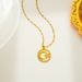 Cross-border new accessories moon star pendant geometric round necklace ins female clavicle necklace necklace_ipsvogv.com
