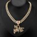 Accessories For Men, Personalized Hip-hop, Cuban Chain, Fashionable, Diamond Studded, Heart Wrenching, NO LOVE Letter_ipsvogv.com