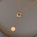 Colorless Luxury New Fashion Style Gold Necklace Women's Korean Edition Minimalist Instagram Sweater Collar Chain_ipsvogv.com