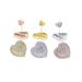 Women's Jewelry Heart Shaped Zircon Earrings Niche Design High End Earrings Accessories_ipsvogv.com