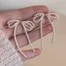 Women’s Jewelry Set Fashion Bowknot Pearl Earrings For Women Summer High End Niche Long Earrings New Trend Light Luxury Niche Earrings_ipsvogv.com