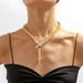 N9274 Exaggerated Sake Puk Persoalized Hip Hop Style Necklace Fashio Cool Street Shootig Show Micro Ilaid_ipsvogv.com