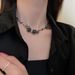 Dark Wind Mountain Camellia For Women, Versatile Fashion Network, Red Tide Flow, Collarbone Chain, High End Niche_ipsvogv.com