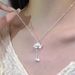S Pure Silver New Chinese Style Lucky Necklace For Women With A Niche Temperament, High-end And Exquisite Lotus Pendant,_ipsvogv.com