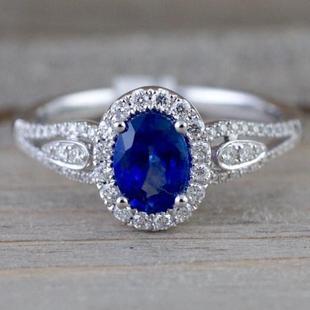 Sanjie Jewelry Style Inlaid Blue Ring Fashionable And Exquisite Women's Handmade_ipsvogv.com