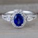 Sanjie Jewelry Style Inlaid Blue Ring Fashionable And Exquisite Women's Handmade_ipsvogv.com