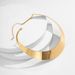 Jewelry Hip Hop Metal Bright Face Punk Style Personalized Geometric Collar Necklace For Women_ipsvogv.com