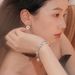 Black And White Round Cut Teardrop Shape Bella Earrings For Women Elements Crystal Earrings_ipsvogv.com