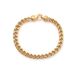 Minimalist Trendy Stainless Reversible Twist Dragon Bone Flower Basket Chain Men's Titanium Steel Polished Bracelet_ipsvogv.com