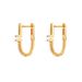 Women's Jewelry S925 Silver Needle U Shaped Geometric Earrings Fashion Versatile Twisted Rope Retro Earrings Ear Jewelry_ipsvogv.com