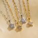 Chinese Style Exquisite And High-end Five Pointed Star Titanium Steel Necklace, Women's Micro Inlaid Zircon Collarbone_ipsvogv.com