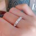 Cao Shichao's Sparkling T Square Diamond Ring with Small Design, Exquisite and Premium Feeling Ring_ipsvogv.com