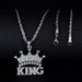 HIPHOP Crown King Diamond Niche Punk Pendant Accessories_ipsvogv.com