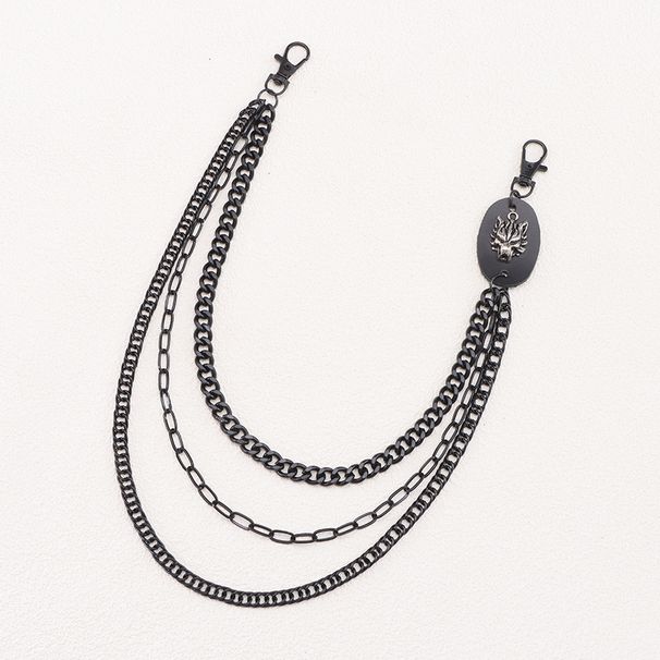 New Trendy Men's And Women's Personalized Punk Hip Hop Street Dance Cowboy Waist Chain Fashion Metal Pants Accessories_ipsvogv.com