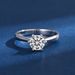 Classic Six Claw Ring For Women, Wedding Couple Engagement Ring, Simulation Diamond Ring, Fashionable Personality, Light Luxury_ipsvogv.com