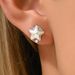 Subtle, fresh, sweet forest college style personality, inlaid with zircon acrylic stars, designed and earrings_ipsvogv.com