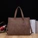 Korean Style Horizontal Fashion PU Leather Tote Bag · Trendy Crossbody Handbag · Men's Shoulder Bag · Vintage Tote Bag_ipsvogv.com