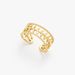 French Romantic Titanium Steel Ring For Women With Gold Plated And Colorless Early Autumn Hand Jewelry Stainless Ring_ipsvogv.com