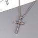 Dragon Cross Necklace Men's Speed and Passion Long Pendant Trendy Titanium Steel Chain Sweater Chain Necklace_ipsvogv.com