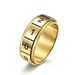 Simple trendy wear digital rotating ring decompression rotating titanium steel Arabic numeral ring_ipsvogv.com