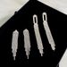 Exaggerated tassel rhinestone earrings for women's insets, luxurious and full of diamonds, long style earrings_ipsvogv.com