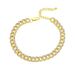 Hip Hop Full Cuban Feet Chains, Men's and Women's Trendy Footwear, Diamond Inlaid Fashion Accessories Anklet_ipsvogv.com