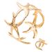 New Minimalist Metallic Ring Set With Personalized And Cool Opening Style Starfish Bracelet_ipsvogv.com