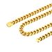Stainless Steel Miami Cuban Chain Necklace For Men's Hip-hop Accessories_ipsvogv.com