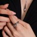 New Zircon Tassel Dynamic Smooth Surface Unique Exaggerated Decorative Ring For Women With A Light Luxury And High-end_ipsvogv.com
