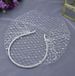 Sparkling Crystal Veil Hairband For Women - Elegant Bridal Headpiece With Dense Rhinestone Mesh, Perfect For Weddings, Parties, And Special Occasions_ipsvogv.com