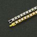 Hip Hop Men's Single Row Necklace Full Diamond Cool Personality Tennis Chain Width 4mm_ipsvogv.com