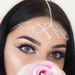 fashion Hair accessories multi-layer crystal headband Bohemian ethnic bridal forehead chain Hair chain_ipsvogv.com