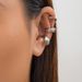3-piece Set Of Metal Concave-convex Waves Without Ear Piercings, Ear Clips For Women, Trendy Personality, Niche Design, Fashionable Ear Accessories_ipsvogv.com
