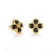 Women's Jewelry Retro Temperament Black And Gold Color Matching Four Leaf Clover Earrings Light Luxury Atmosphere Exquisite High End Earrings_ipsvogv.com