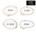 Fashionable And Personalized Five Pointed Star Heart Connected Unicorn Electroplating Mixed Color 4-piece Set Of_ipsvogv.com